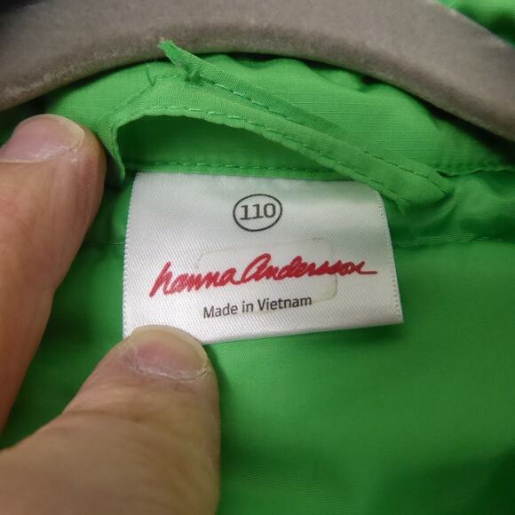 Hanna Andersson Down Puffer Vest Youth SZ 110cm US 4 Outdoors Warm Lightweight - Picture 6 of 9